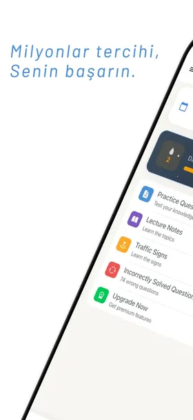 Ana sayfa - Pratik sorular, ders notları ve trafik işaretleri