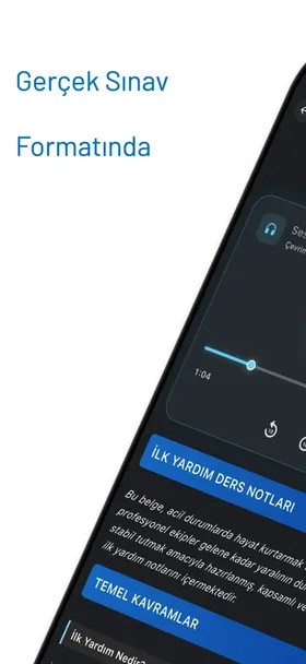 Gerçek sınav formatında ders notları